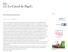 Tablet Screenshot of lacarceldepapel.com